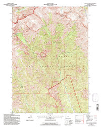 Download a high-resolution, GPS-compatible USGS topo map for Jaggar Peak, WY (1997 edition)