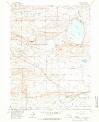 Download a high-resolution, GPS-compatible USGS topo map for James Lake, WY (1966 edition)
