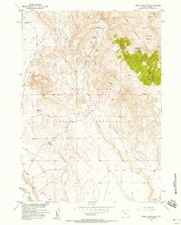 Download a high-resolution, GPS-compatible USGS topo map for Jenkins Mountain, WY (1958 edition)