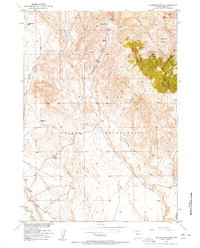 Download a high-resolution, GPS-compatible USGS topo map for Jenkins Mountain, WY (1958 edition)