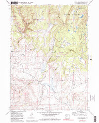 Download a high-resolution, GPS-compatible USGS topo map for Jensen Meadows, WY (1980 edition)