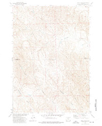Download a high-resolution, GPS-compatible USGS topo map for Jewell Draw, WY (1975 edition)