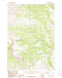 Download a high-resolution, GPS-compatible USGS topo map for Jim Mountain, WY (1987 edition)
