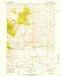Download a high-resolution, GPS-compatible USGS topo map for Johnson Mountain, WY (1954 edition)