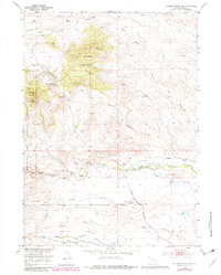 Download a high-resolution, GPS-compatible USGS topo map for Johnson Mountain, WY (1982 edition)