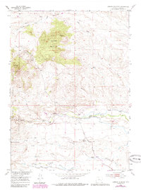 Download a high-resolution, GPS-compatible USGS topo map for Johnson Mountain, WY (1985 edition)