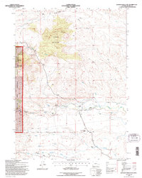 Download a high-resolution, GPS-compatible USGS topo map for Johnson Mountain, WY (1996 edition)