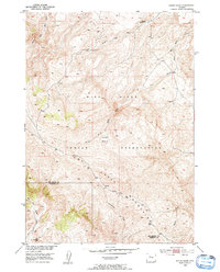 Download a high-resolution, GPS-compatible USGS topo map for Kates Basin, WY (1953 edition)