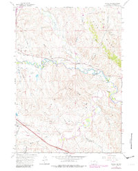 Download a high-resolution, GPS-compatible USGS topo map for Kaycee NE, WY (1982 edition)