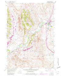 Download a high-resolution, GPS-compatible USGS topo map for Kaycee, WY (1982 edition)