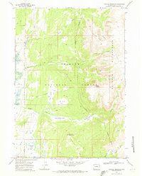 preview thumbnail of historical topo map of Sublette County, WY in 1968