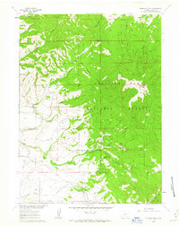 Download a high-resolution, GPS-compatible USGS topo map for Kennaday Peak, WY (1963 edition)