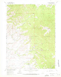 Download a high-resolution, GPS-compatible USGS topo map for Kennaday Peak, WY (1973 edition)