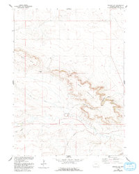 Download a high-resolution, GPS-compatible USGS topo map for Kessler Gap, WY (1993 edition)