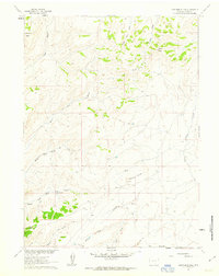 Download a high-resolution, GPS-compatible USGS topo map for Ketchum Buttes, WY (1963 edition)