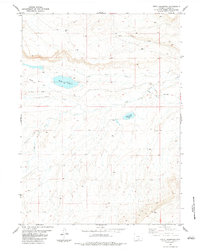 Download a high-resolution, GPS-compatible USGS topo map for Kindt Reservoir, WY (1983 edition)