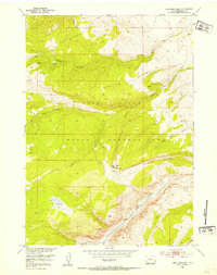 Download a high-resolution, GPS-compatible USGS topo map for Kirkland Park, WY (1954 edition)