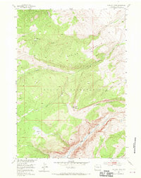 Download a high-resolution, GPS-compatible USGS topo map for Kirkland Park, WY (1970 edition)