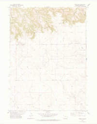 preview thumbnail of historical topo map of Niobrara County, WY in 1978