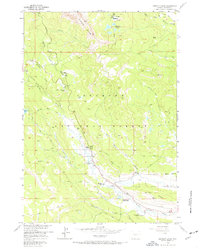 Download a high-resolution, GPS-compatible USGS topo map for Kisinger Lakes, WY (1972 edition)