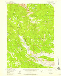 Download a high-resolution, GPS-compatible USGS topo map for Kisinger Lakes, WY (1958 edition)