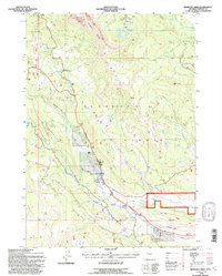 Download a high-resolution, GPS-compatible USGS topo map for Kisinger Lakes, WY (1997 edition)