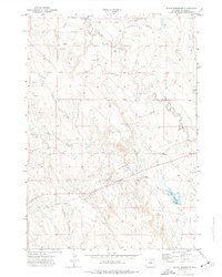 Download a high-resolution, GPS-compatible USGS topo map for Klodt Reservoir, WY (1977 edition)