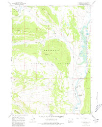 Download a high-resolution, GPS-compatible USGS topo map for Klondike Hill, WY (1981 edition)
