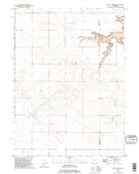 Download a high-resolution, GPS-compatible USGS topo map for Klutz Canyon, WY (1995 edition)