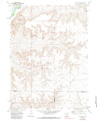 Download a high-resolution, GPS-compatible USGS topo map for La Barge SE, WY (1984 edition)