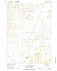 Download a high-resolution, GPS-compatible USGS topo map for La Barge, WY (1979 edition)