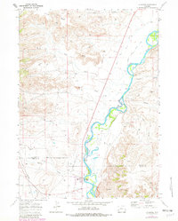 Download a high-resolution, GPS-compatible USGS topo map for La Barge, WY (1980 edition)