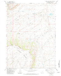 Download a high-resolution, GPS-compatible USGS topo map for La Marsh Creek West, WY (1983 edition)