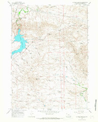 Download a high-resolution, GPS-compatible USGS topo map for La Prele Reservoir, WY (1968 edition)
