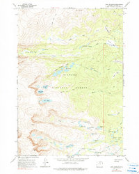 Download a high-resolution, GPS-compatible USGS topo map for Lake Angeline, WY (1990 edition)