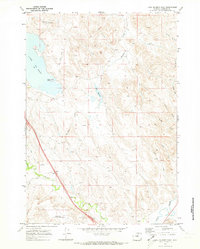 preview thumbnail of historical topo map of Johnson County, WY in 1970