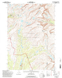 Download a high-resolution, GPS-compatible USGS topo map for Lake Helen, WY (1997 edition)