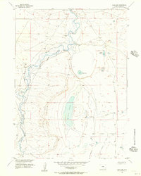 Download a high-resolution, GPS-compatible USGS topo map for Lake Ione, WY (1957 edition)