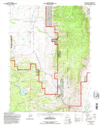 Download a high-resolution, GPS-compatible USGS topo map for Lake Owen, WY (1996 edition)