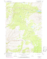 Download a high-resolution, GPS-compatible USGS topo map for Lake Solitude, WY (1987 edition)