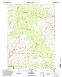 Download a high-resolution, GPS-compatible USGS topo map for Lake Solitude, WY (1997 edition)