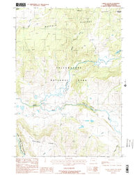 Download a high-resolution, GPS-compatible USGS topo map for Lamar Canyon, WY (1986 edition)