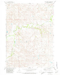 Download a high-resolution, GPS-compatible USGS topo map for Lance Creek NW, WY (1981 edition)