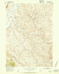 Download a high-resolution, GPS-compatible USGS topo map for Lander SE, WY (1954 edition)