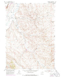 Download a high-resolution, GPS-compatible USGS topo map for Lander SE, WY (1986 edition)
