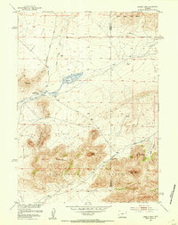 Download a high-resolution, GPS-compatible USGS topo map for Lankin Dome, WY (1953 edition)