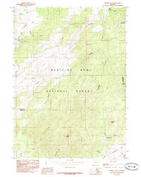 preview thumbnail of historical topo map of Converse County, WY in 1985