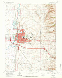 preview thumbnail of historical topo map of Laramie, WY in 1963