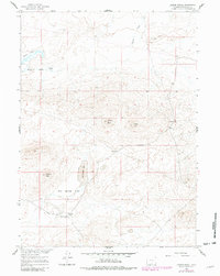 Download a high-resolution, GPS-compatible USGS topo map for Larsen Knoll, WY (1981 edition)