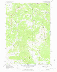 Download a high-resolution, GPS-compatible USGS topo map for Lava Mountain, WY (1968 edition)